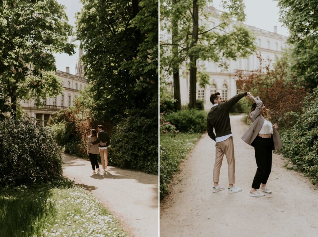 séance photo en amoureux dans les rues de Nancy