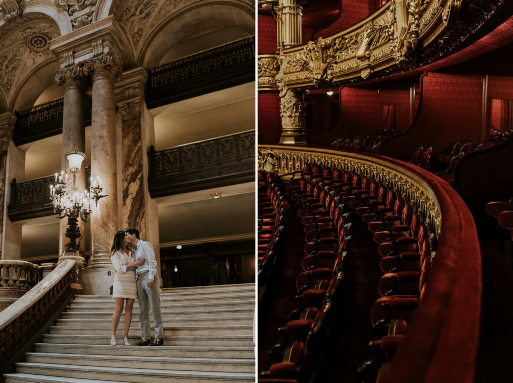 séance couple à l'opéra Garnier de Paris